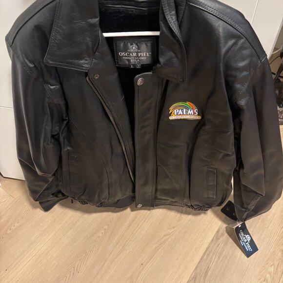 BNWT Oscar Piel Coors Rodeo Leather Jacket - Picture 3 of 6